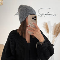 BONNET GRIS AUBIN - La Petite Somptueuse