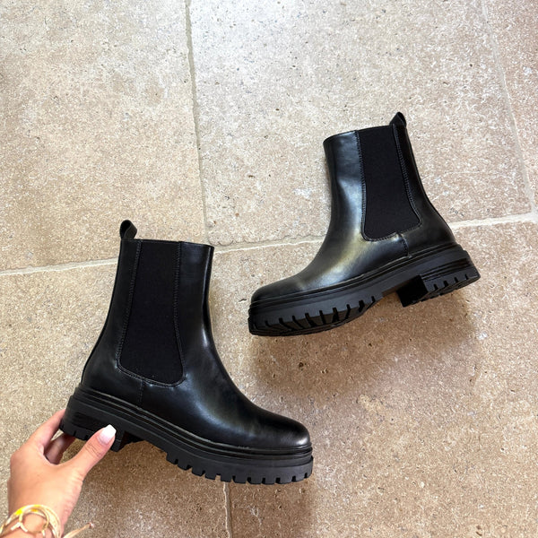 BOOTS NOIRES NINON - La Petite Somptueuse