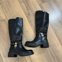 BOTTES NOIRES SYANE - La Petite Somptueuse