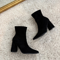 BOTTINES NOIRES APRIL - La Petite Somptueuse