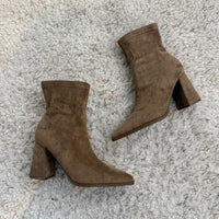 BOTTINES TAUPES APRIL - La Petite Somptueuse