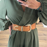 CEINTURE CAMEL BARBARA - La Petite Somptueuse