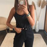 CHEMISE A CARREAUX + TOP NOIR ALOIS - La Petite Somptueuse
