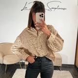 CHEMISE BEIGE BAMBI - La Petite Somptueuse