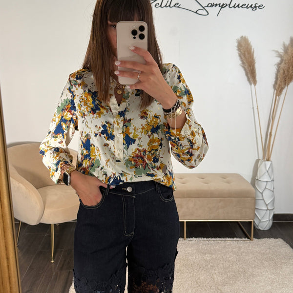 CHEMISE BEIGE JADE - La Petite Somptueuse