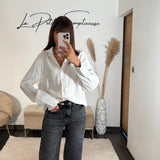 CHEMISE BLANCHE SOLENE - La Petite Somptueuse