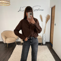 CHEMISE CHOCO SOLENE - La Petite Somptueuse