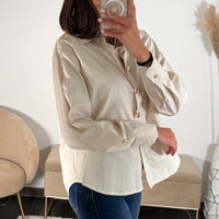 CHEMISE COQUILLAGE BEIGE - La Petite Somptueuse