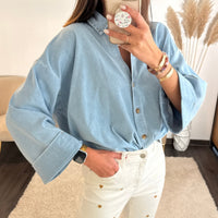 CHEMISE EN JEAN TALISSE - La Petite Somptueuse