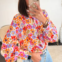 CHEMISE FLEURIE AMANDA - La Petite Somptueuse