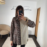 CHEMISE LEOPARD ET BEIGE TRECY - La Petite Somptueuse