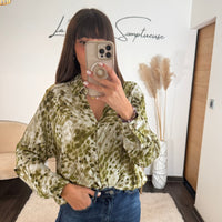 CHEMISIER KAKI ETHAN - La Petite Somptueuse