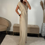 COMBINAISON BEIGE DARIA - La Petite Somptueuse