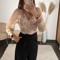 COMBINAISON BEIGE RUBY - La Petite Somptueuse