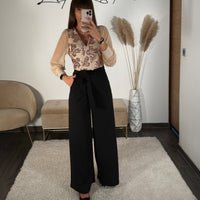 COMBINAISON BEIGE RUBY - La Petite Somptueuse