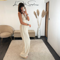 COMBINAISON BEIGE SOLEIL - La Petite Somptueuse