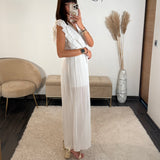 COMBINAISON BLANC THEA - La Petite Somptueuse