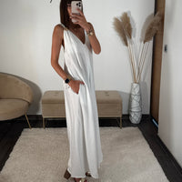 COMBINAISON BLANCHE SUZY - La Petite Somptueuse