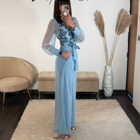 COMBINAISON BLEUE RUBY - La Petite Somptueuse