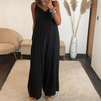 COMBINAISON BRODEE NOIR NAIA - La Petite Somptueuse
