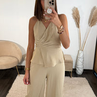 COMBINAISON DOS NU BEIGE STELLA - La Petite Somptueuse