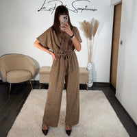 COMBINAISON GOLD PAILLETE LISA - La Petite Somptueuse