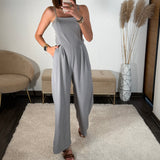 COMBINAISON GRISE LYRA - La Petite Somptueuse