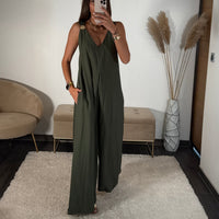 COMBINAISON KAKI SUZY - La Petite Somptueuse