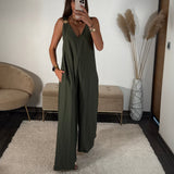 COMBINAISON KAKI SUZY - La Petite Somptueuse