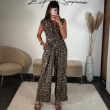 COMBINAISON LEOPARD ZELIA - La Petite Somptueuse