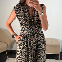 COMBINAISON LEOPARD ZELIA - La Petite Somptueuse