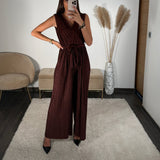 COMBINAISON MARRON/CUIVRE PAILLETE GLAMY - La Petite Somptueuse