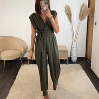 COMBINAISON MULTIPOSITION KAKI DIANA - La Petite Somptueuse