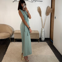 COMBINAISON MULTIPOSITION VERT D'EAU DIANA - La Petite Somptueuse