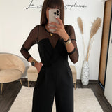 COMBINAISON NOIRE AUDREY - La Petite Somptueuse