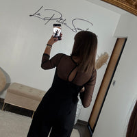 COMBINAISON NOIRE AUDREY - La Petite Somptueuse