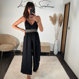 COMBINAISON NOIRE BOHEME - La Petite Somptueuse