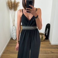 COMBINAISON NOIRE BOHEME - La Petite Somptueuse