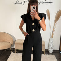 COMBINAISON NOIRE CECILE - La Petite Somptueuse