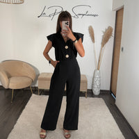 COMBINAISON NOIRE CECILE - La Petite Somptueuse