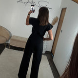 COMBINAISON NOIRE CECILE - La Petite Somptueuse