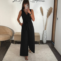 COMBINAISON NOIRE GIULIA - La Petite Somptueuse