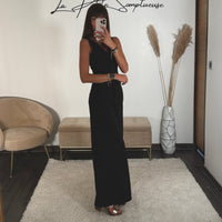 COMBINAISON NOIRE GIULIA - La Petite Somptueuse