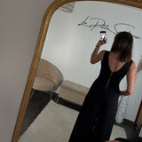 COMBINAISON NOIRE GIULIA - La Petite Somptueuse