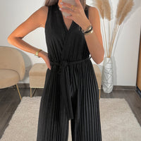 COMBINAISON NOIRE PAILLETE GLAMY - La Petite Somptueuse