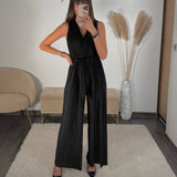 COMBINAISON NOIRE PAILLETE GLAMY - La Petite Somptueuse