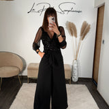 COMBINAISON NOIRE RUBY - La Petite Somptueuse