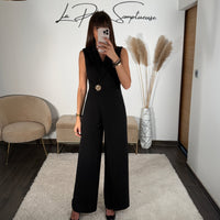 COMBINAISON NOIRE THELIA - La Petite Somptueuse