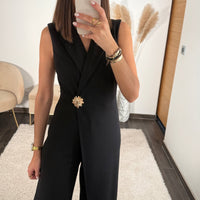 COMBINAISON NOIRE THELIA - La Petite Somptueuse