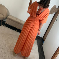 COMBINAISON ORANGE ANOUK - La Petite Somptueuse